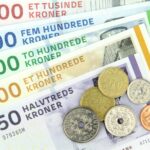 Dänische Kronen in Euro